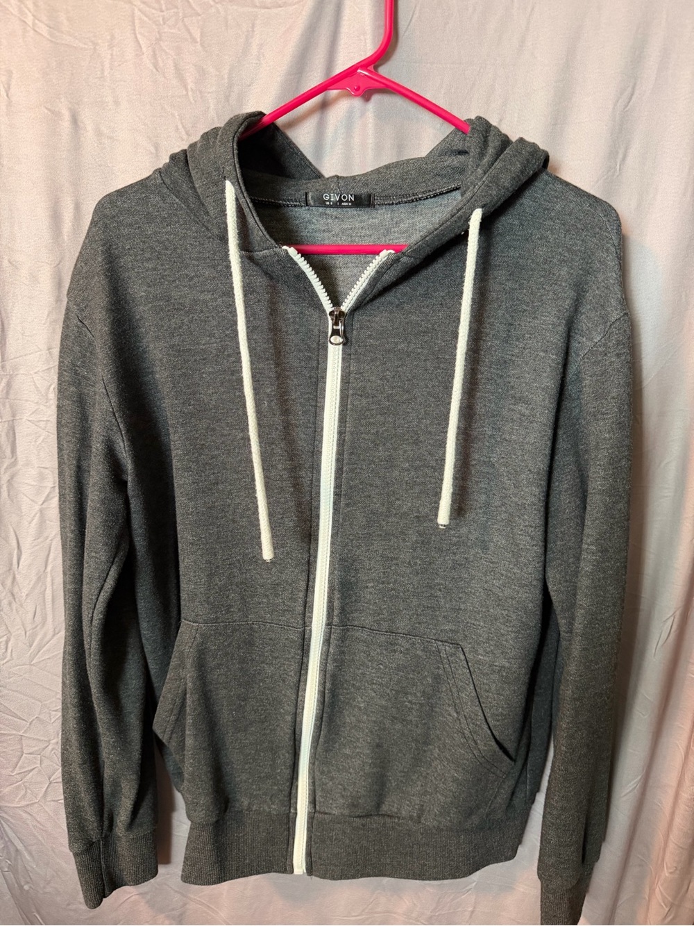 Givon Women’s Charcoal Gray Full-Zip Hoodie Sweater